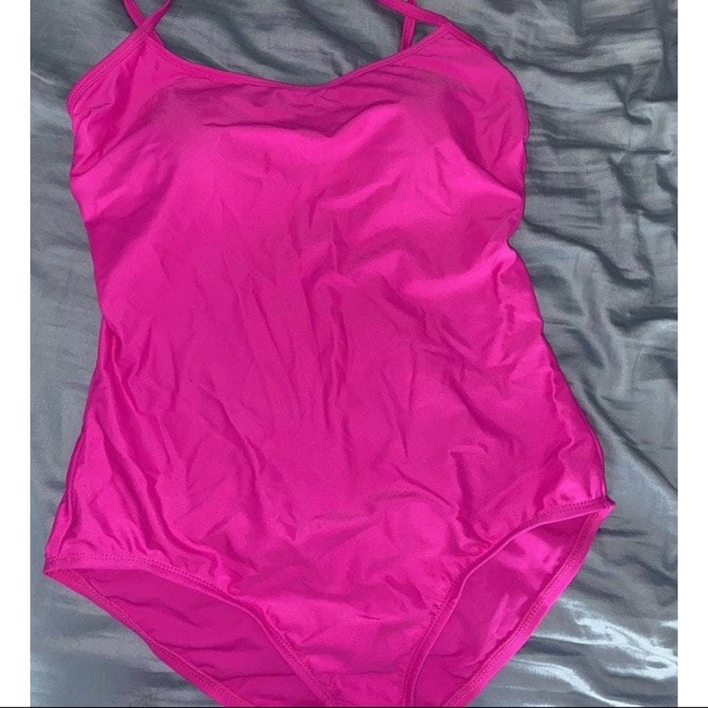 Pink bathing suit